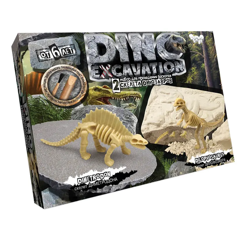 Набор для раскопок Dino Excavation, динозавры, DEX-01-04, 05, 06 - фото 3