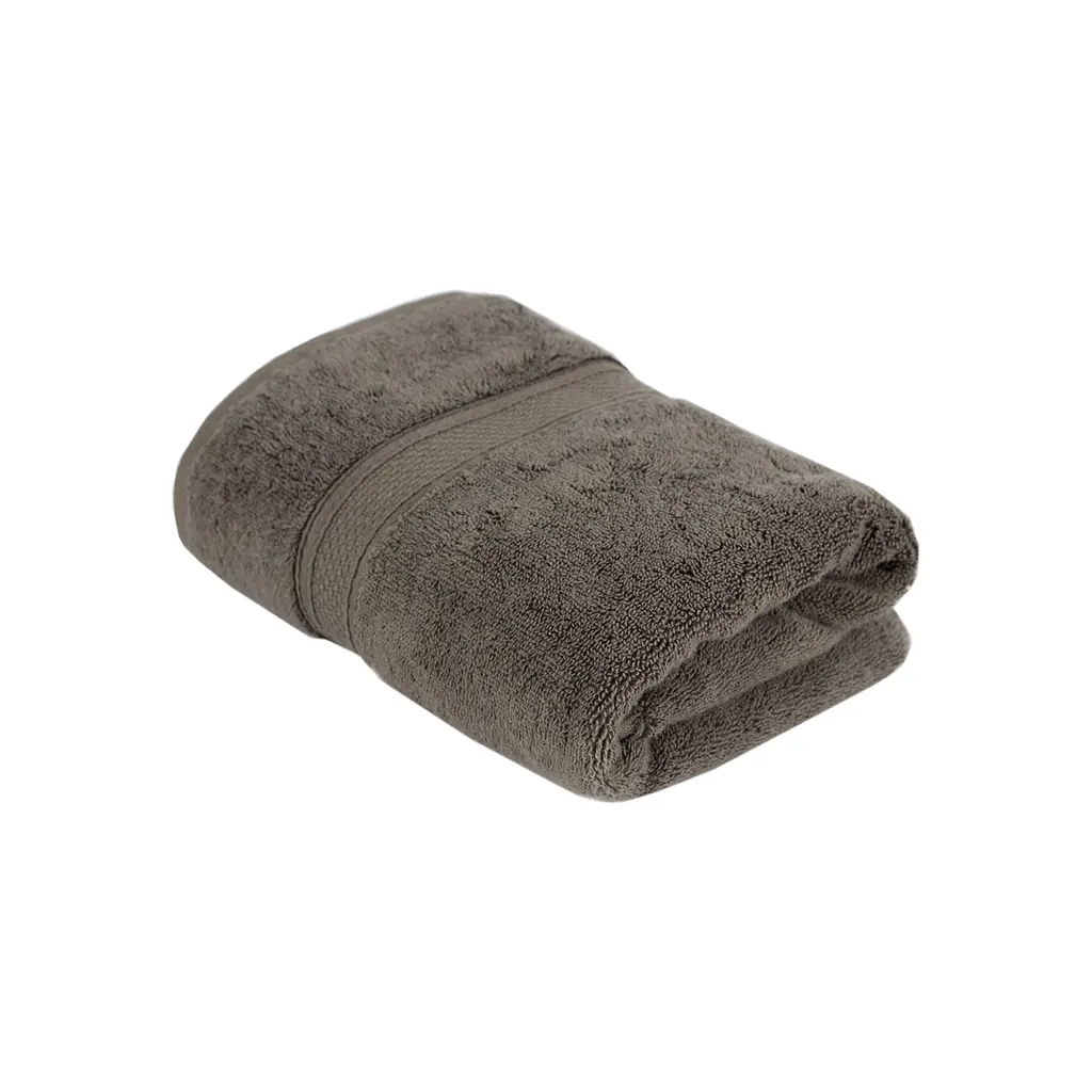 Полотенце махровое Lotus Home - Grand soft twist brown коричневый 90x150 - фото 6