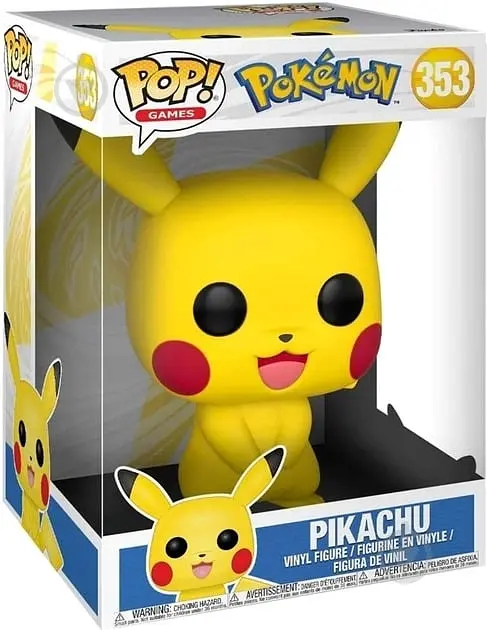 Фигурка Funko Pop Фанко Поп Покемон Пикачу Pokemon Pikachu (Special Series) 25 см Game PG P B 353 - фото 3