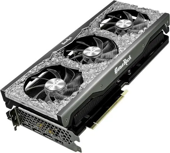 Відеокарта Palit RTX 3080 10Gb GameRock (NED3080U19IA-1020G) (GDDR6X, 320 bit, PCI-E v4.0 x16) Б/в - фото 6