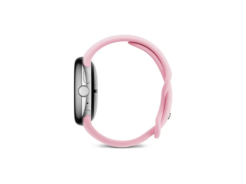 Смарт-годинник Google Pixel Watch 3 41 mm LTE Polished Silver Aluminum Case/Rose Quartz Active Band - фото 3