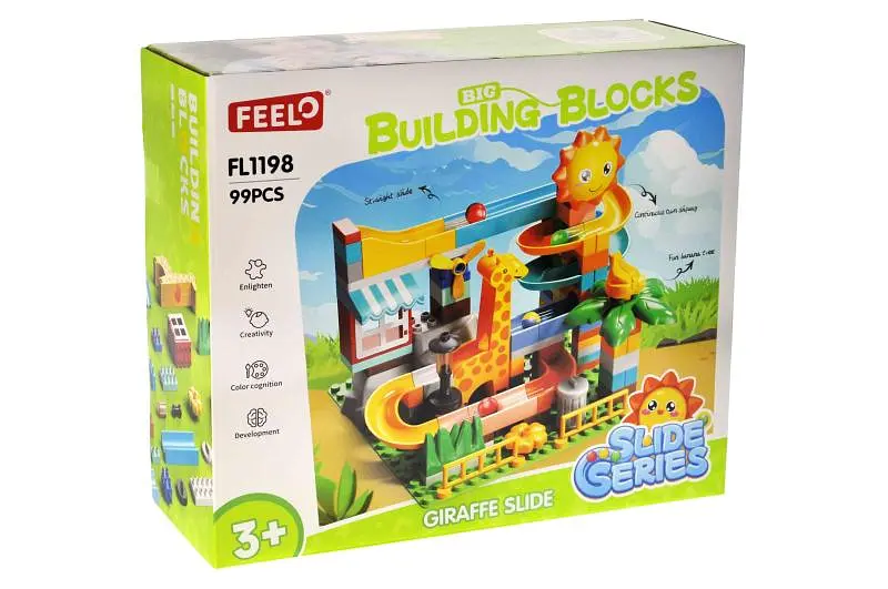 Конструктор FL1198 "Весела гірка" 99 подітий. р.30x12x28 см YG Toys