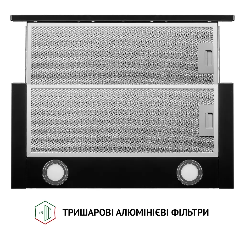 Витяжка телескопічна PERFELLI TL 6212 BL 700 LED - фото 7
