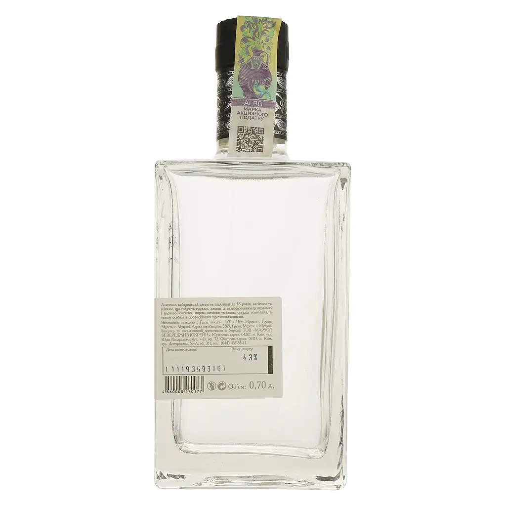 Чача Chateau Mukhrani Chacha, 43%, 0,7 л - фото 3