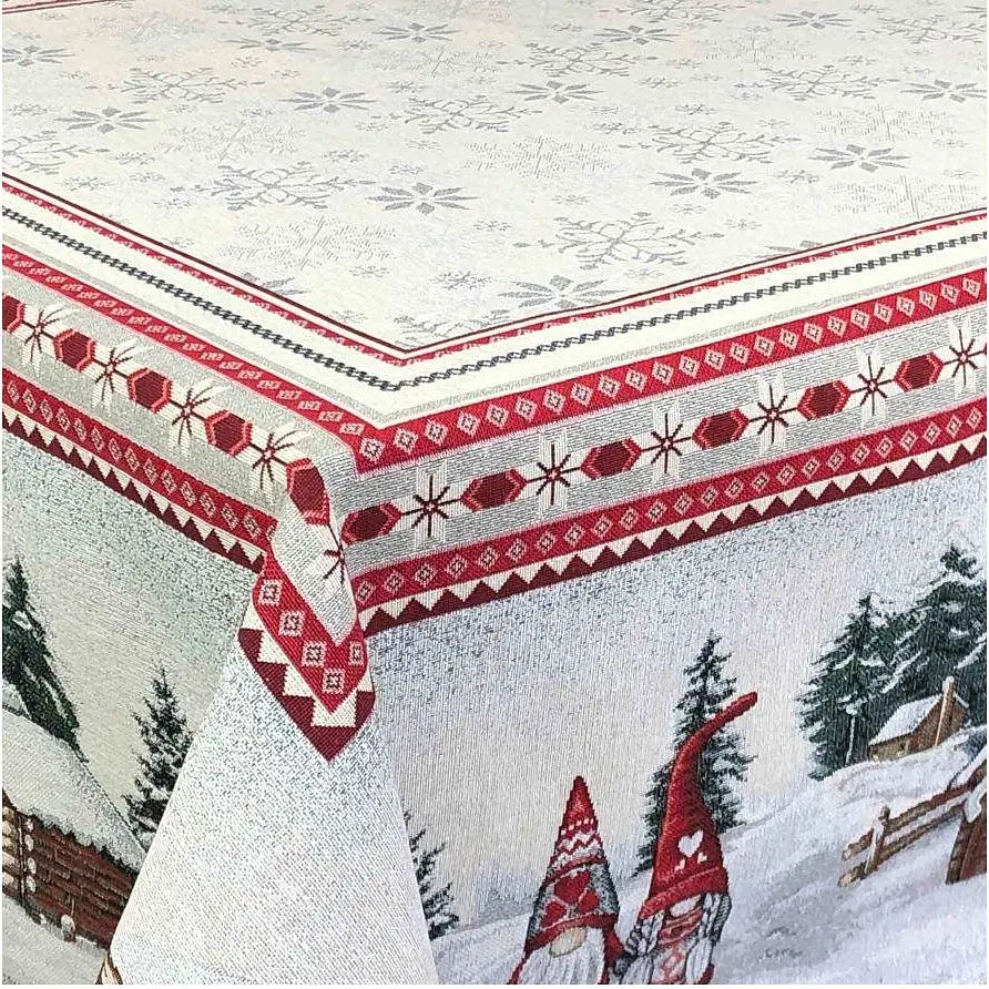 Скатерть Прованс Snowfall 140х130 см (23407) - фото 4