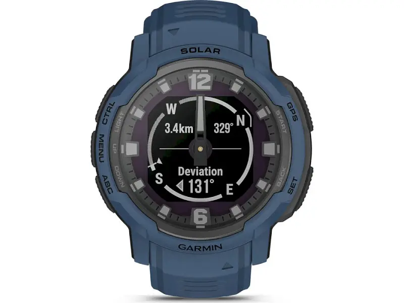 Смарт-годинник Garmin Instinct Crossover Solar Tidal Blue (010-02730-12/02) - фото 2