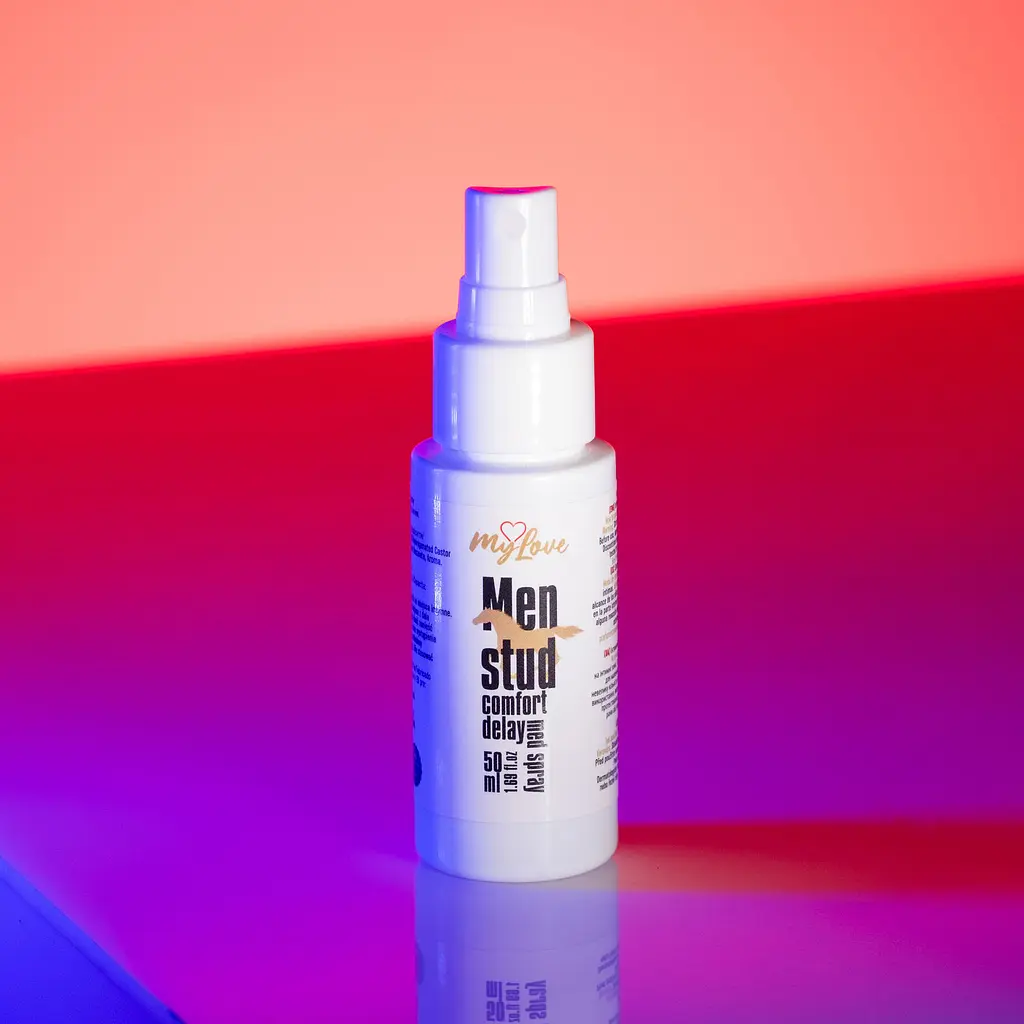 Пролонгуючий спрей-лубрикант для чоловіків - MyLove Men Stud Comfort Delay Med Spray, 50 мл - фото 3