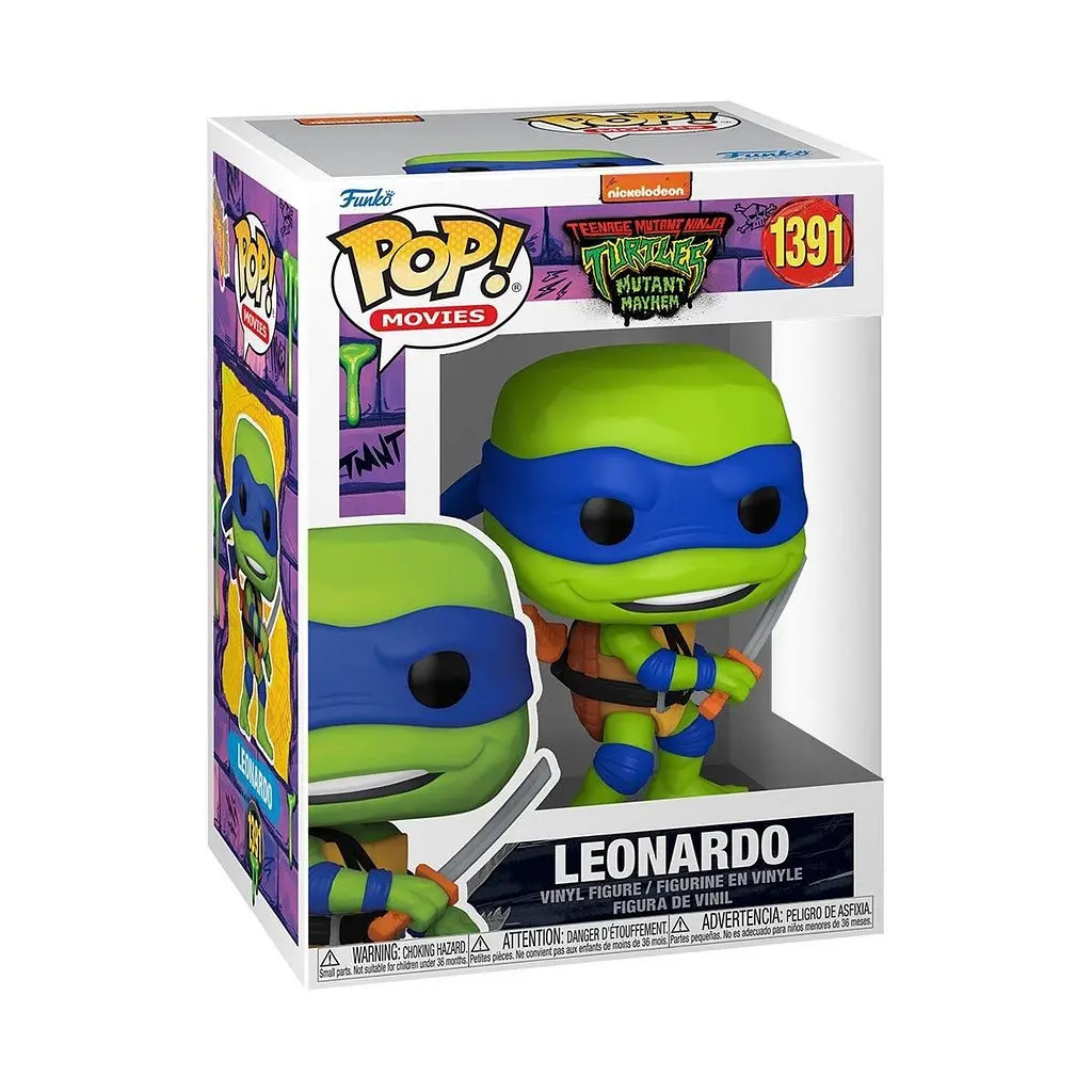 Фігурка Funko Pop Фанко Поп Черепашок-ніндзя TMNT Леонардо Leonardo 10 см FP TMNT L 1391 - фото 2