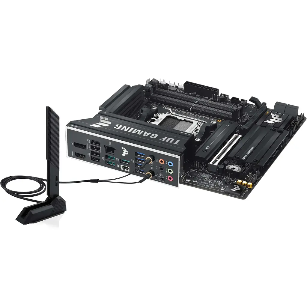Материнская плата Asus TUF Gaming B850M-PLUS WIFI sAM5 B850 4xDDR5 M.2 HDMI DP Wi-Fi BT mATX - фото 8