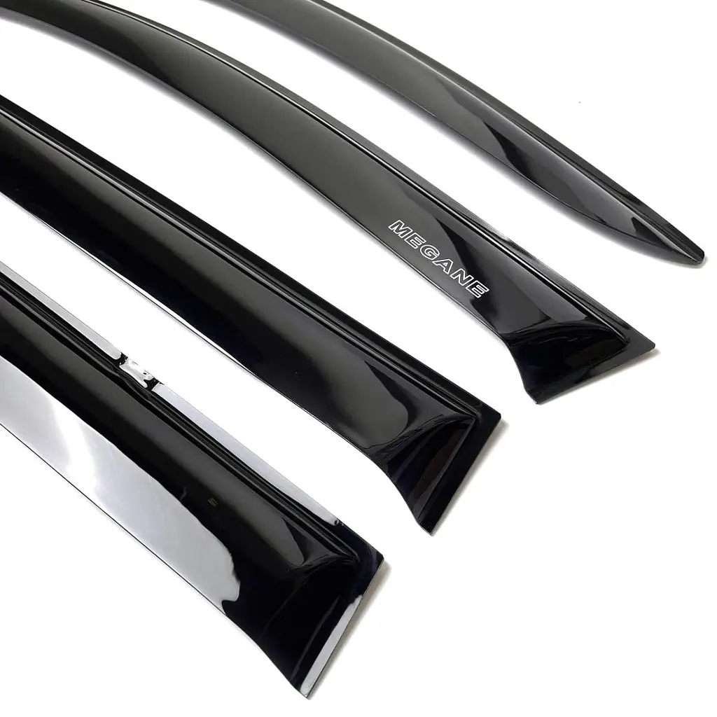 Дефлектори вікон вітровики Renault Megane II 2002-2009 Универсал Voron Glass - фото 4