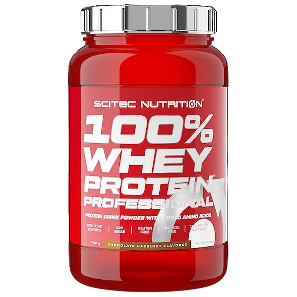 Протеїн Scitec Nutrition 100% Whey Protein Prof Шоколад-Фундук 780 г (5999100021693)