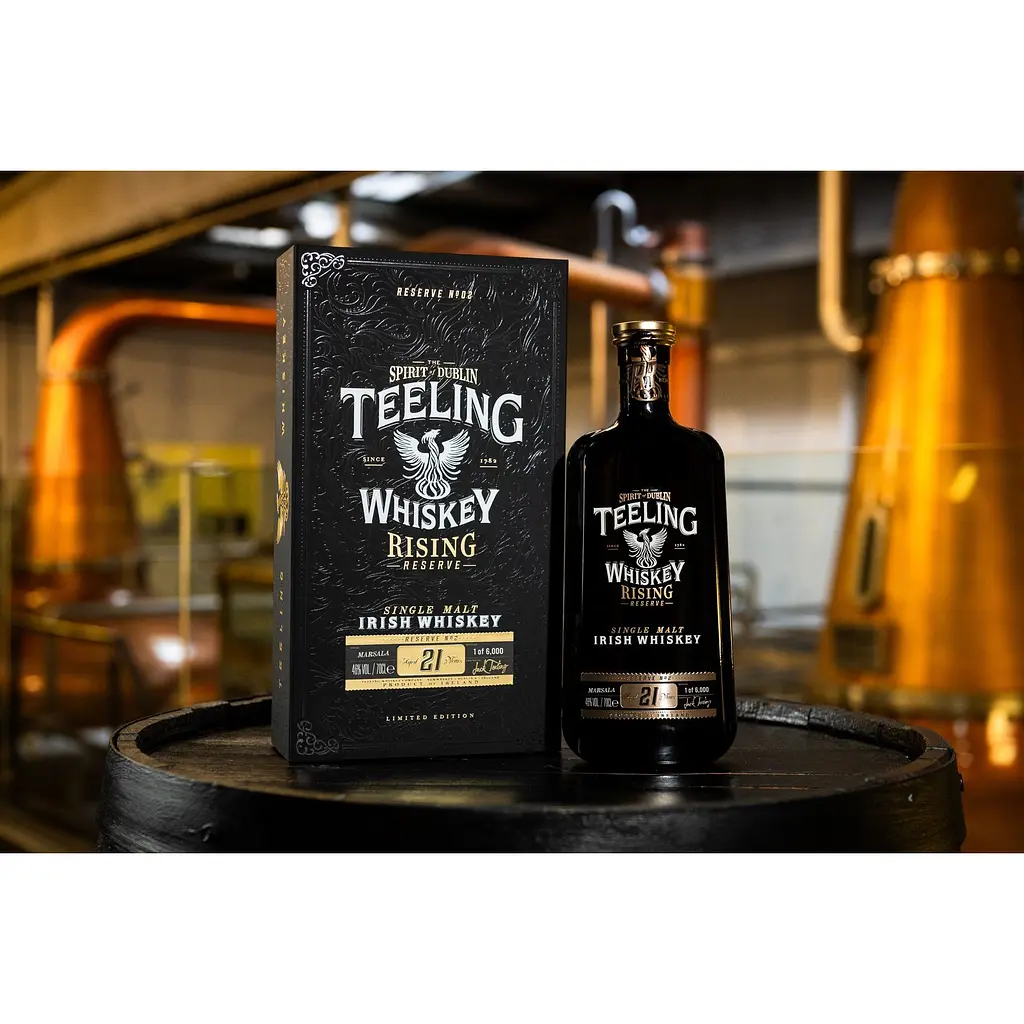 Виски Teeling Rising Reserve Series 2 46% 0.7 л в подарочной коробке - фото 2