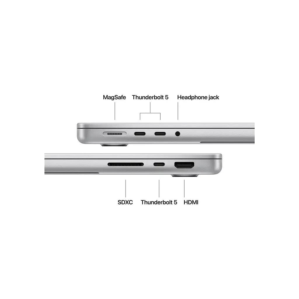 Ноутбук Apple MacBook Pro 14 A3434 M5 Silver (MJ3E4UA/A) - фото 6