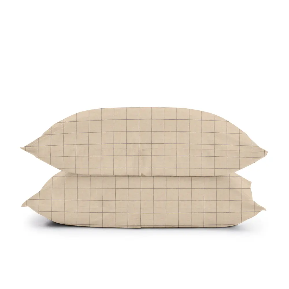 Комплект постільної білизни Cosas Beige geometry Євро бежевий (CellAshbeige_El-Grey_200) - фото 5