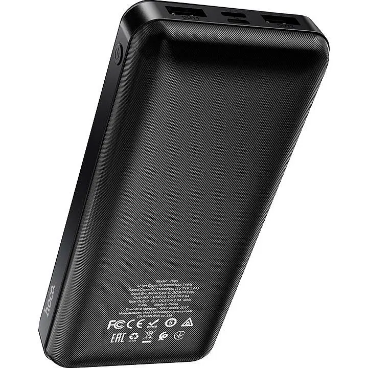 Внешний аккумулятор Hoco J72A Easy Travel 20000mAh 10W Black (738394) [101331] - фото 3