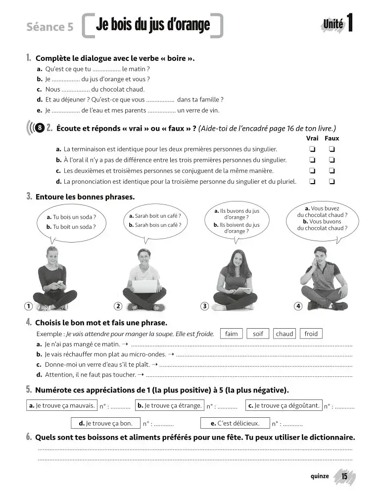 Merci! 3. A2. Cahier d`exercices - фото 7