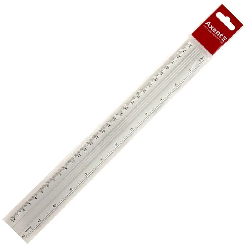 Линейка Axent алюминиевая 30 см (7430-A) - фото 2