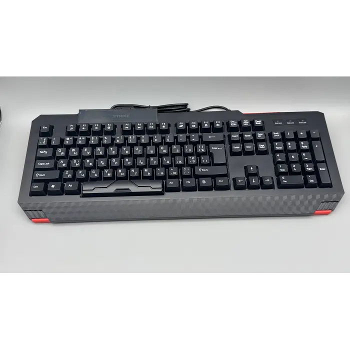 Клавіатура дротова XSTRIKE X-1022, RGB підсвічування, USB, 105 клавіш, чорна - фото 2