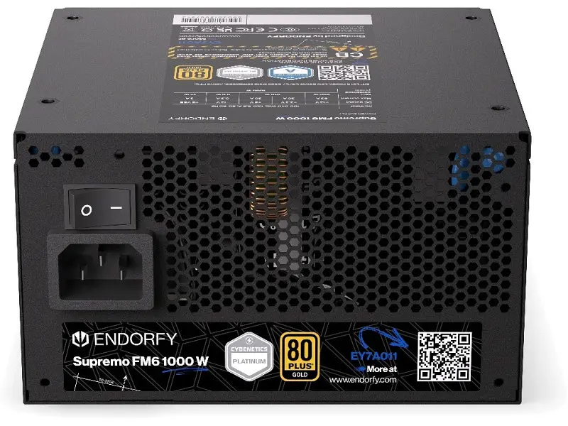 Блок живлення ENDORFY Supremo FM6 1000W Black (EY7A011) - фото 5