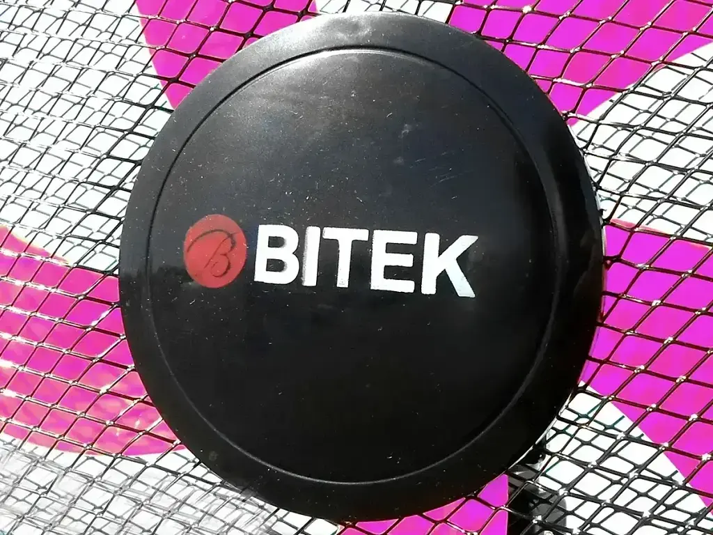 Вентилятор підлоговий BITEK 16" (40 см) 100 Вт 5 лопатей чорний / фіолетовий BT-1630BP - фото 5