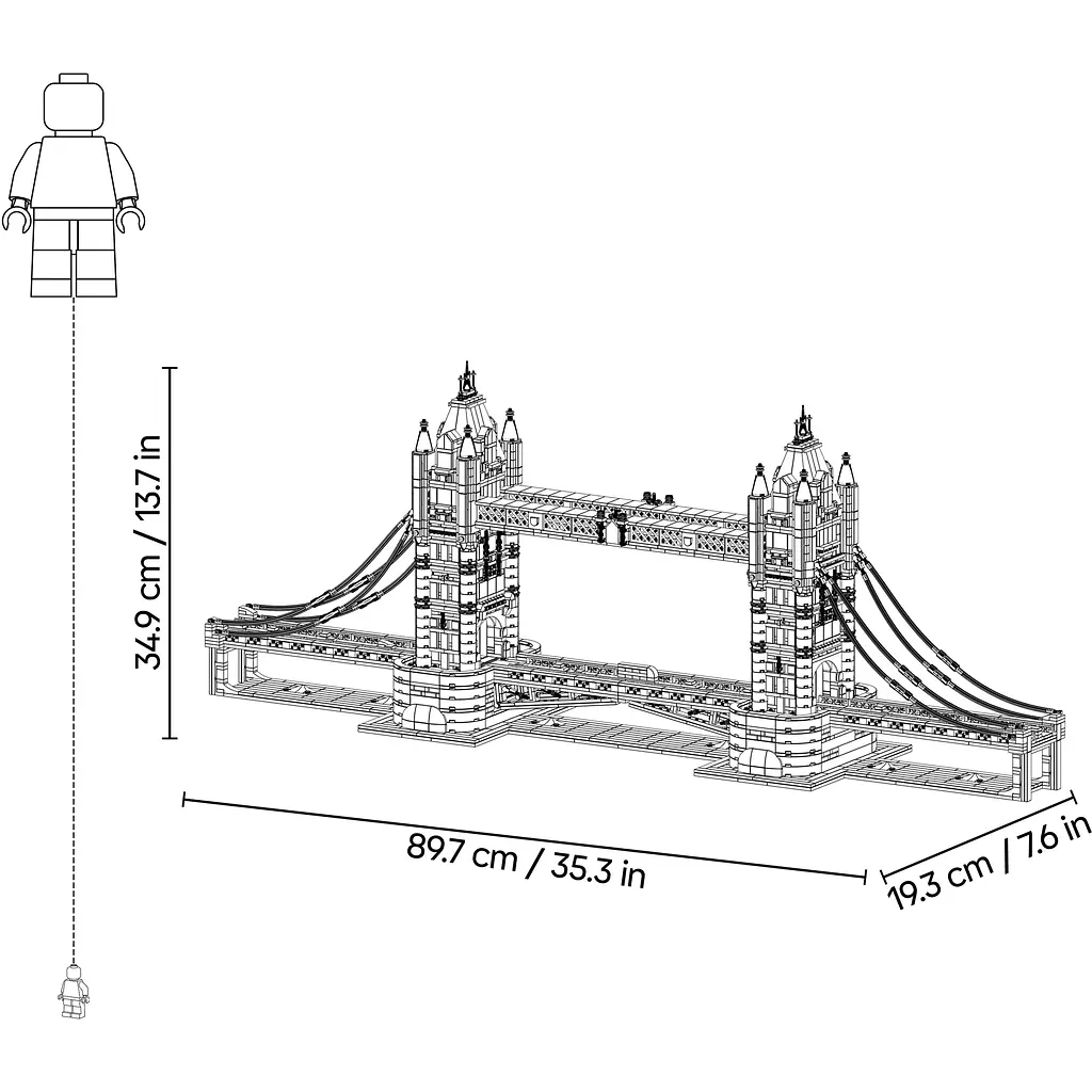 Конструктор LEGO Architecture Тауерський міст 3745 ел. (21067) - фото 10
