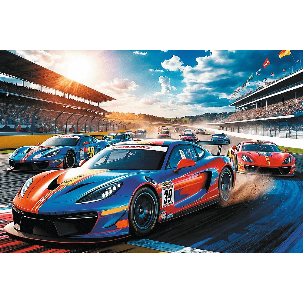 Пазл Быстрый автомобиль - 100 шт. TREFL 17403 - фото 2