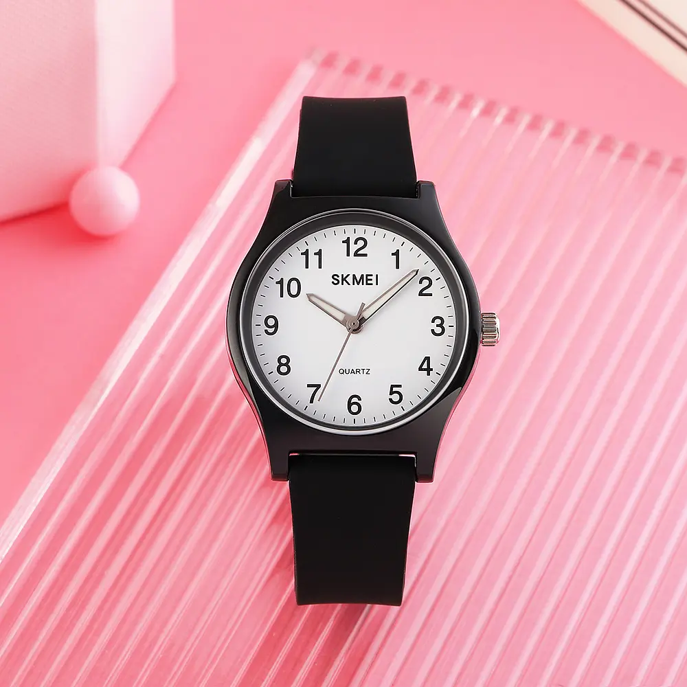 Жіночий наручний годинник 1760BKWT Black-White Skmei acs0030601 - фото 4
