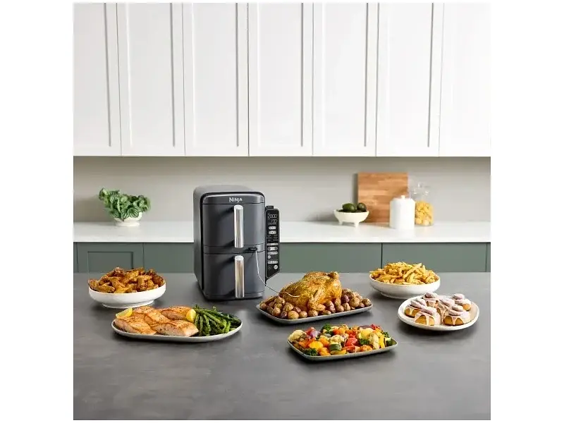 Мультипіч (аерофритюрниця) Ninja Double Stack XL 2-Level Hot Air Fryer with Smart Cook System SL451EU - фото 12