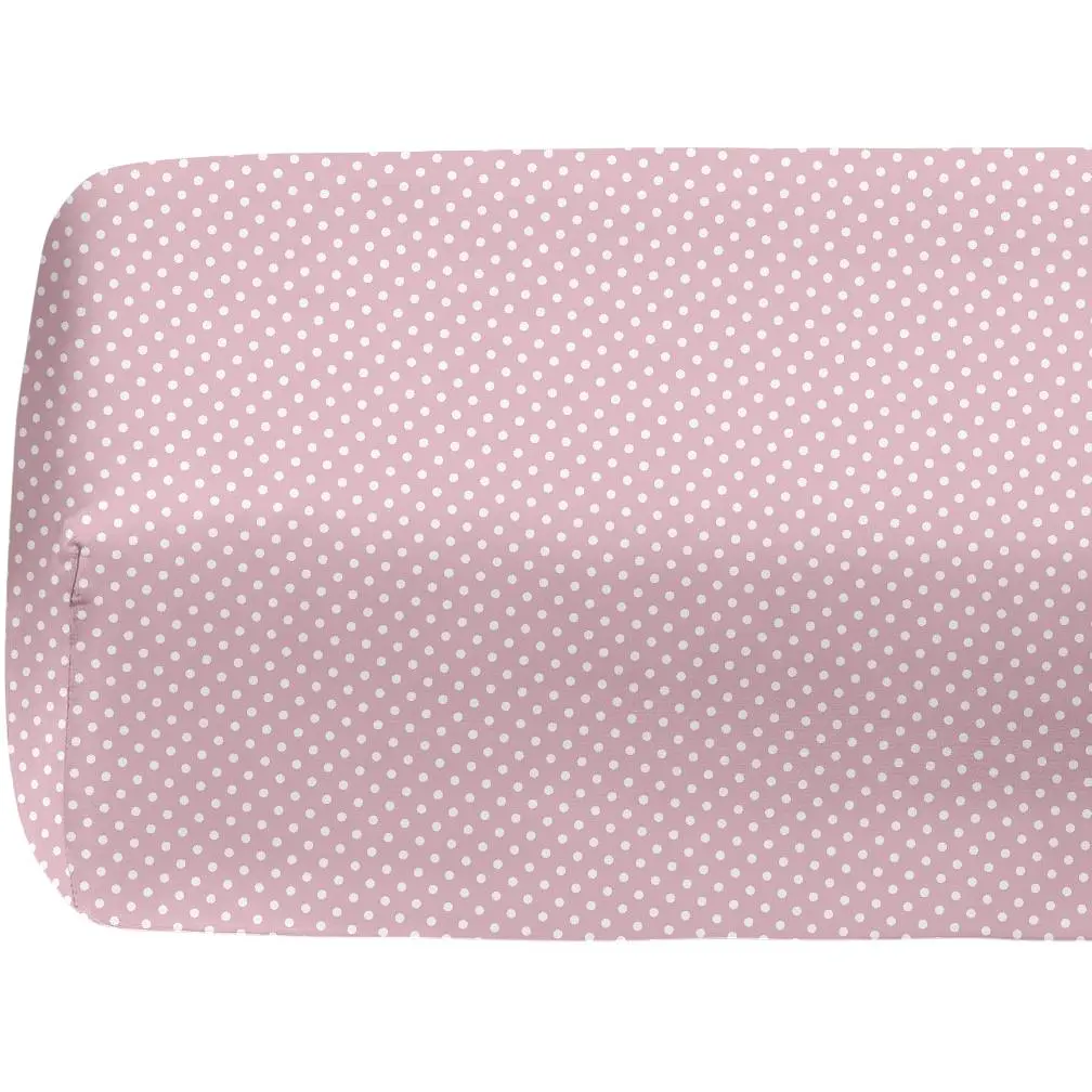 Набір простирадл на резинці Cosas B&R Dots 60х120х12 см (SetSheet_DropBeige_DropPink_120x60) - фото 5