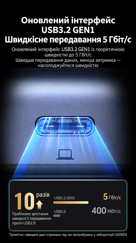 Карта відеозахоплення UGREEN UG701 із входом HDMI та підключенням до комп’ютера через USB-C захоплення 4K 60 Гц та 2K 144 Гц та 1080p 240 Гц наскрізний вихід HDMI 8K 60 Гц та 4K 144 Гц з підтримкою VRR динамічний HDR на наскрізному виході мікрофонний і лінійний входи 3,5 мм та вихід для навушників 3,5 мм без встановлення драйверів для OBS темно-сіра (45646) - фото 9