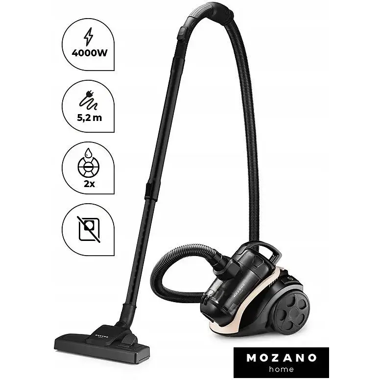 Пылесос Mozano Smart Cyclonic 4000W циклонный без мешка Beige - фото 4