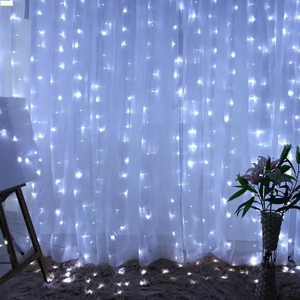 Гірлянда Світлодіодна Штора Xmas 200 LED 3х2 м Білий USB - фото 3