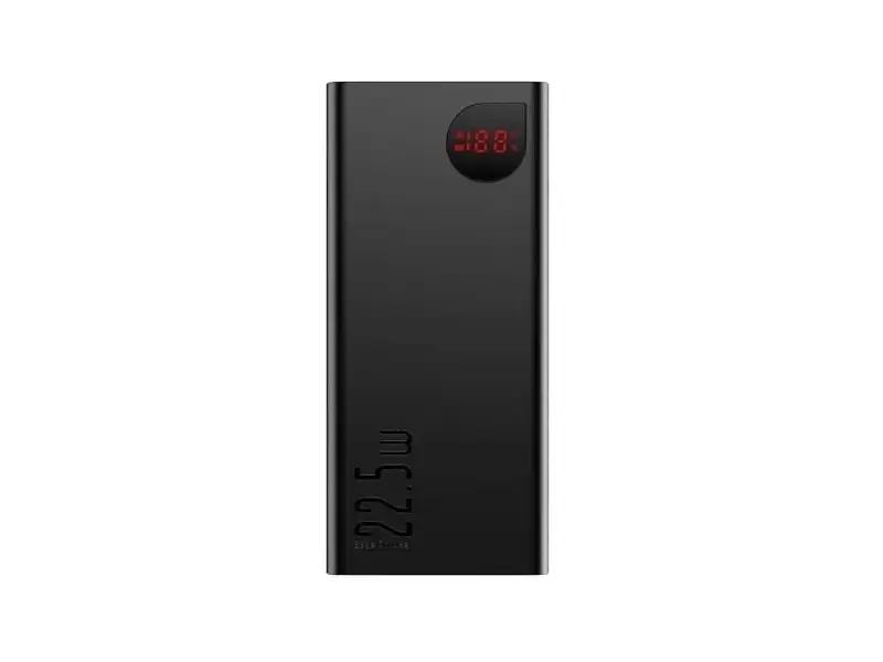 Зовнішній акумулятор (Power Bank) BASEUS Adaman Metal 20000 mAh 22,5 W Black (PPADM205) - фото 3