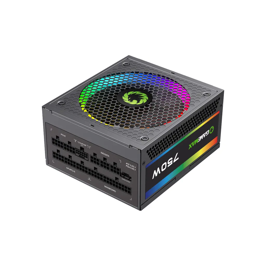 Блок живлення Gamemax 750W (RGB 750 PRO (ATX3.03.1 PCIe5.0) - фото 3