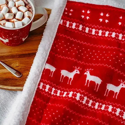 Одеяло электрическое электроодеяло новогоднее Camry CR 7441 двуспальное 120 Вт - фото 9