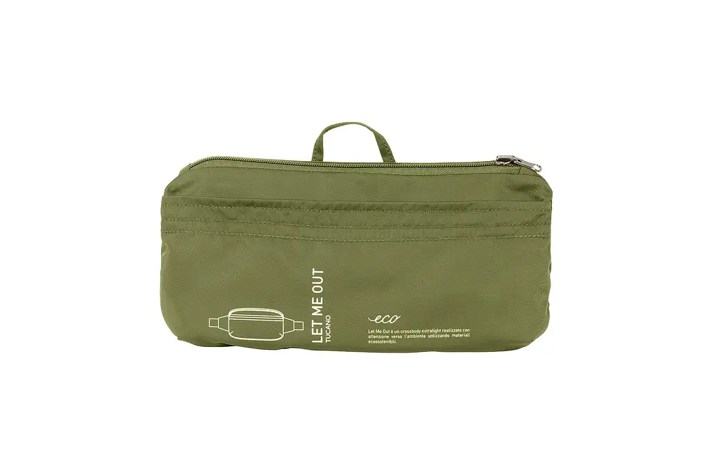 Сумка через плече Tucano Let Me Out Crossbody розкладна зелена sum0027688 - фото 5