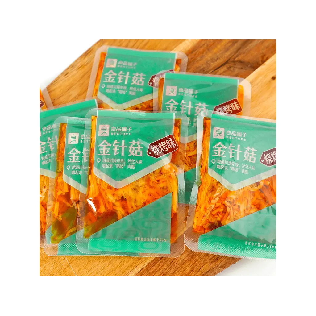 Гриби Bestore Jinzhen Gu Barbecue Flavor 188 г - фото 3