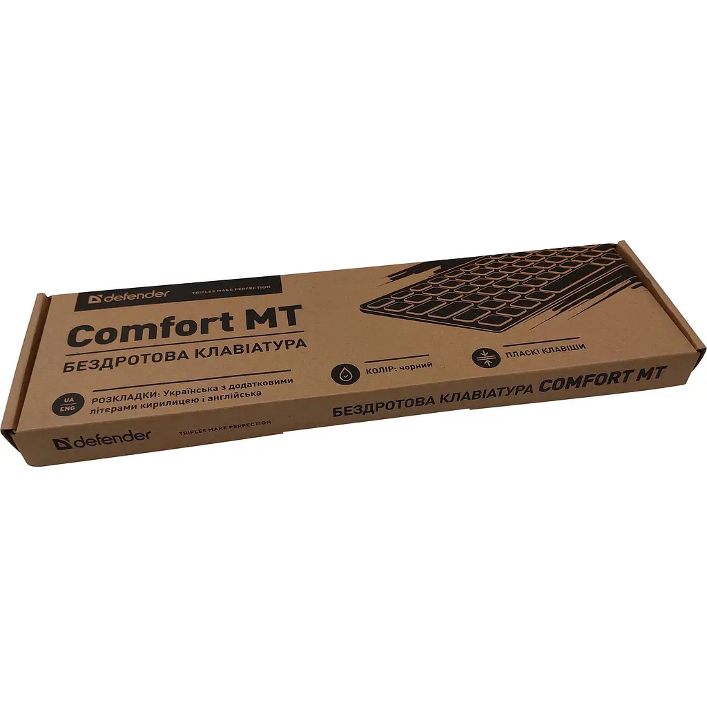 Клавіатура Defender Comfort MT Black (450950) [160264] - фото 3