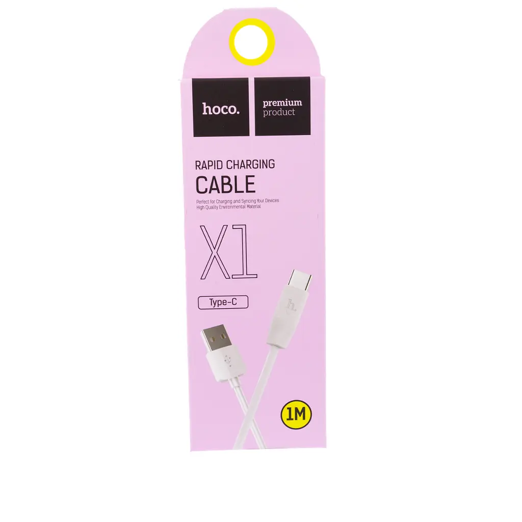 Кабель Hoco X1 Rapid charging cable Type-C 1 м Білий - фото 2
