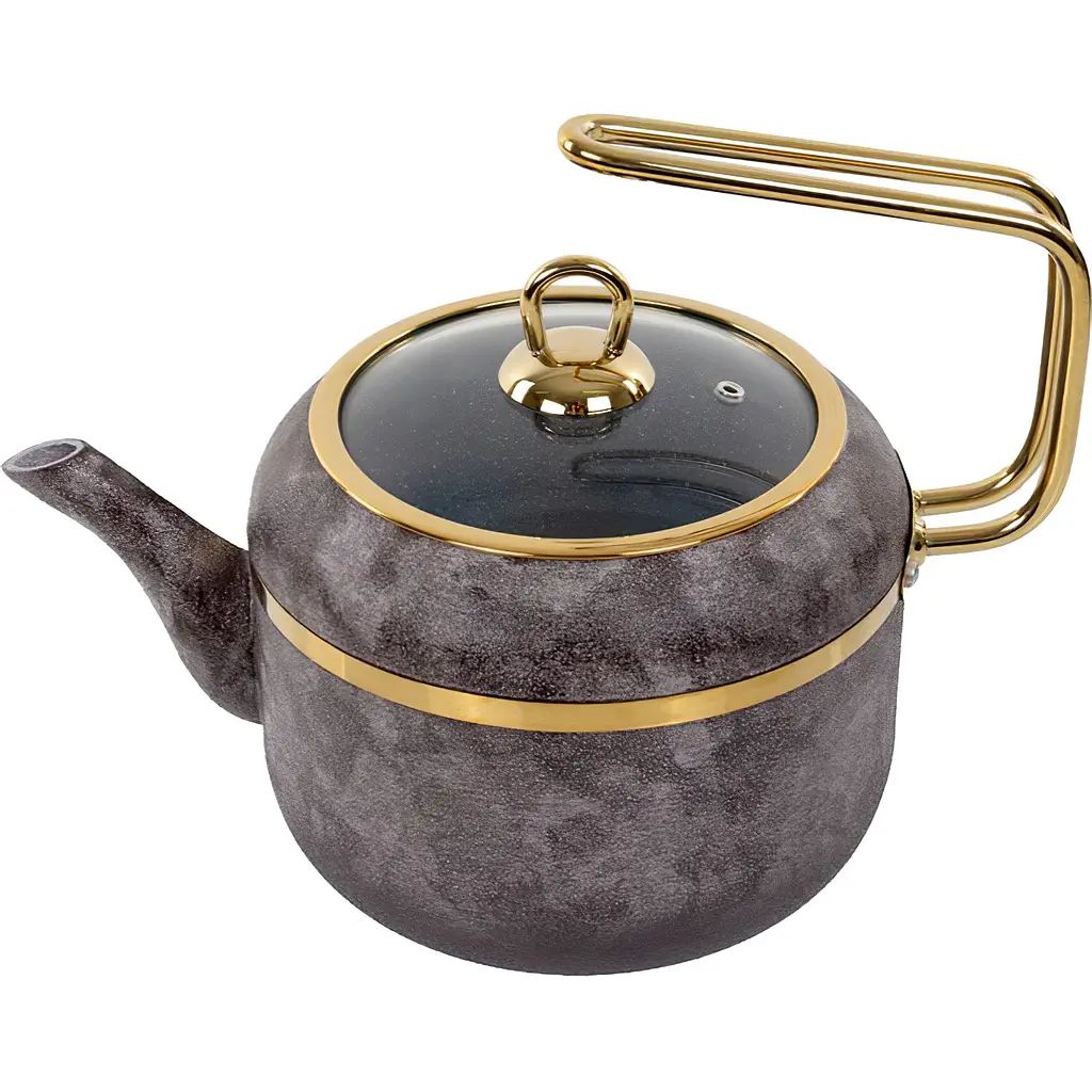 Чайник Brioni Royal Stone Sandstone gold 2.5 л (764-044) - фото 2