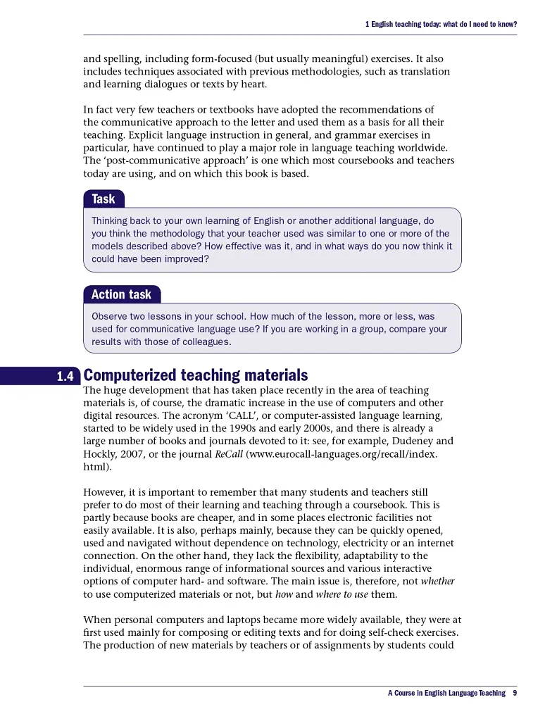 A Course in English Language Teaching - фото 10