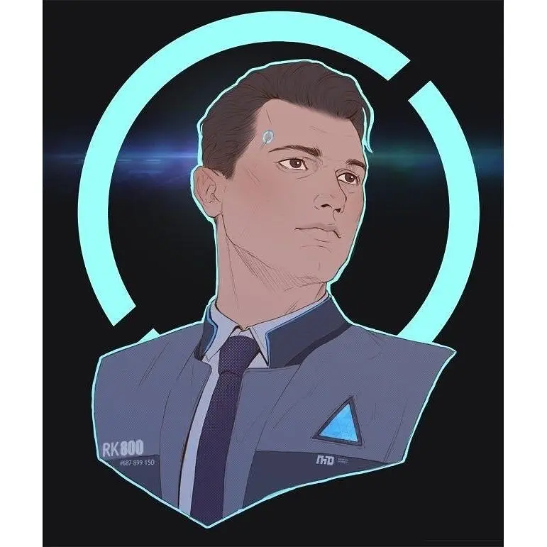 Кухоль GeekLand Детройт: Стати людиною Detroit: Become Human арт Коннор DB.01.013 330 мл білий - фото 2
