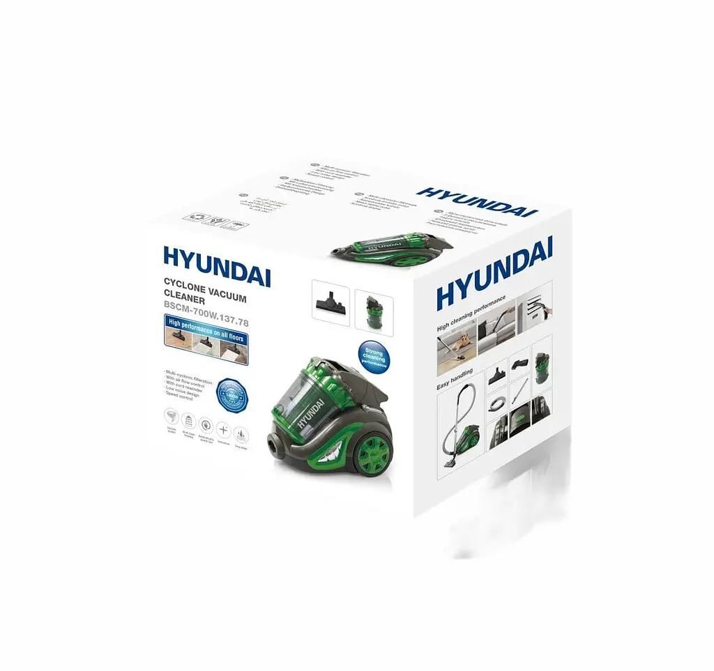 Пилосос Hyundai BSCM-700w.137.78 без мішка hepa H13 - фото 2