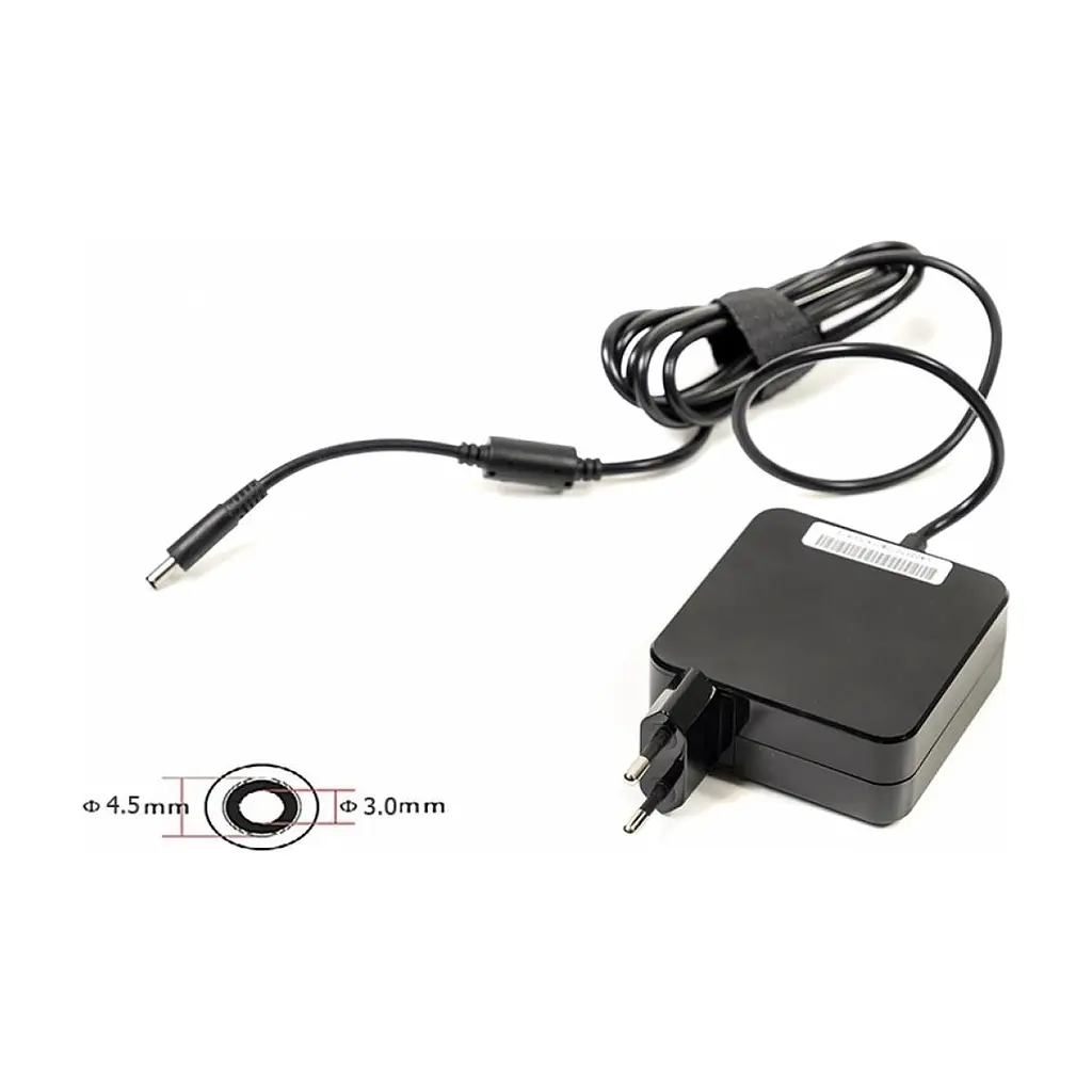 Блок живлення до ноутбуку PowerPlant DELL 220V, 19.5V 65W 3.34A (4.5*3.0) wall mount (WM-DL65G4530)