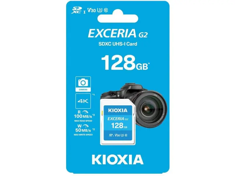 Карта пам'яті Kioxia Exceria G2 SDXC 128 GB (LNEX2L128GG4) - фото 2