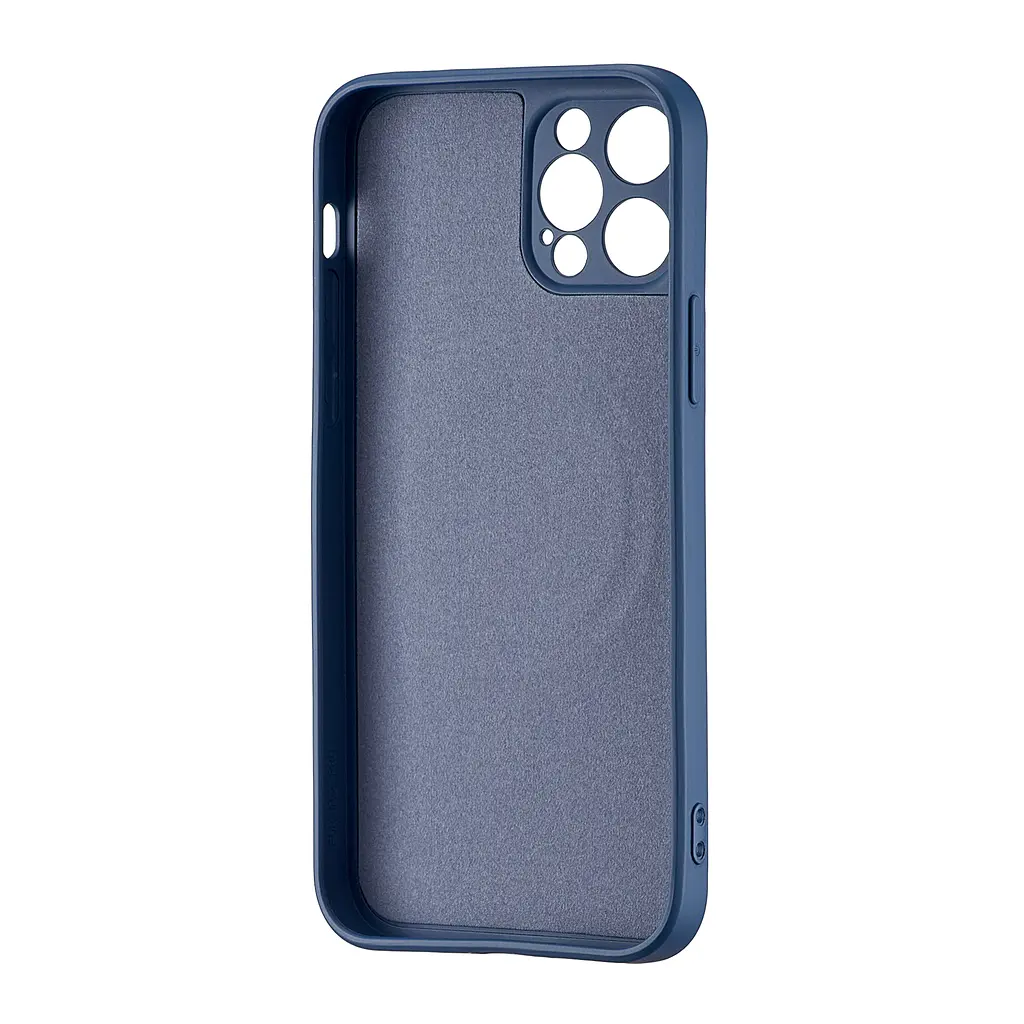 Чохол TPU with MagSafe Protected Camera iPhone 12 Pro Dark Blue - фото 2