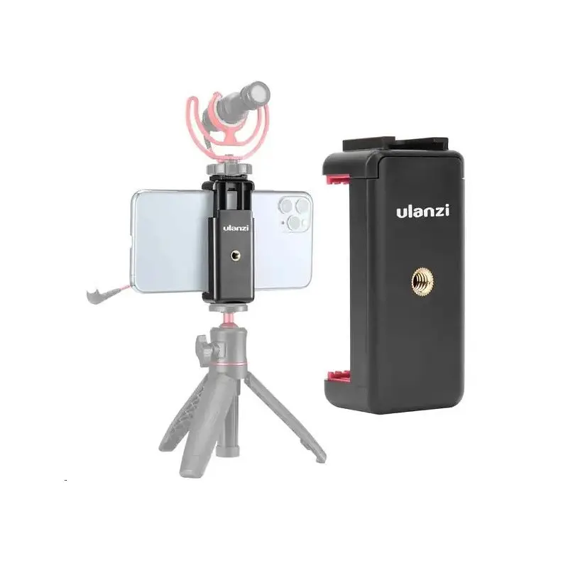 Тримач для телефону Ulanzi Vijim Straight Type Cold Shoe Phone Mount Holder чорний(UV-1764 ST-07) - фото 3