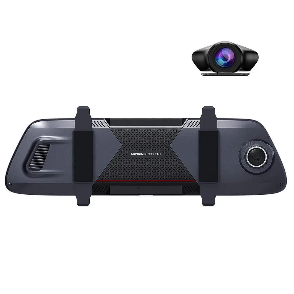 Дзеркало заднього виду з відеореєстратором Aspiring Reflex 9 Dual FHD - фото 2