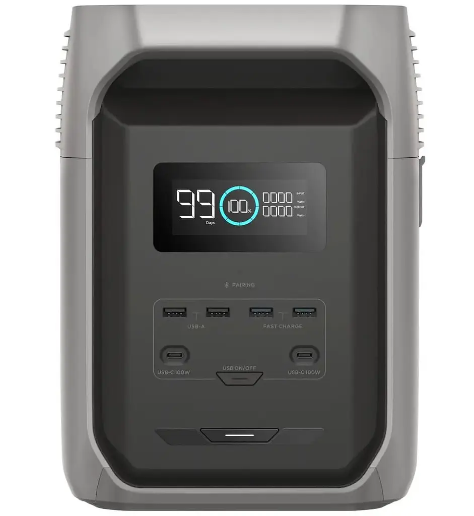 Зарядная станция EcoFlow DELTA 3 1500 / 1800 Вт / 1536 Вт/ч / LiFePO4 (EFDELTA1500-EU) EU - фото 2