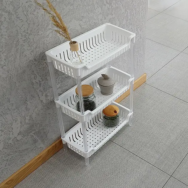 Етажерка трьохрівнева MVM, біла (FH-05 WHITE) - фото 6